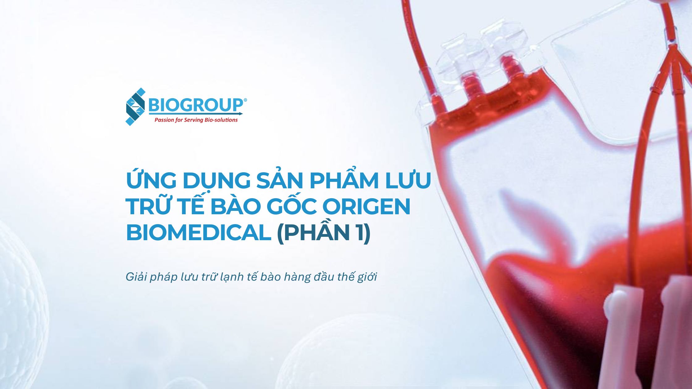 Ứng dụng sản phẩm lưu trữ tế bào gốc đúng cách – Yếu tố then chốt điều trị ung thư (Phần 1)