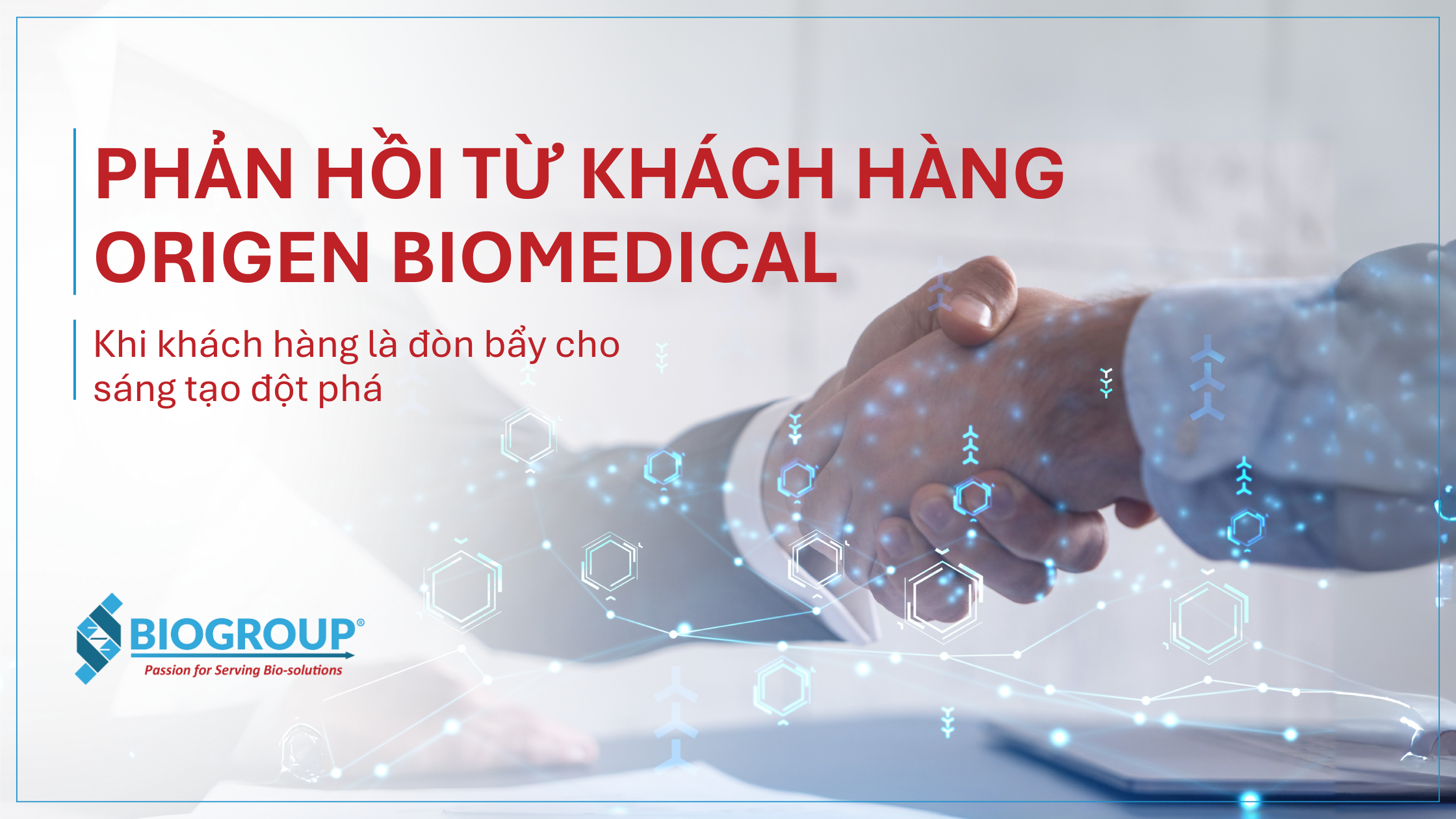 Origen Biomedical cải tiến giải pháp lưu trữ lạnh tế bào theo phản hồi thực tế khách hàng