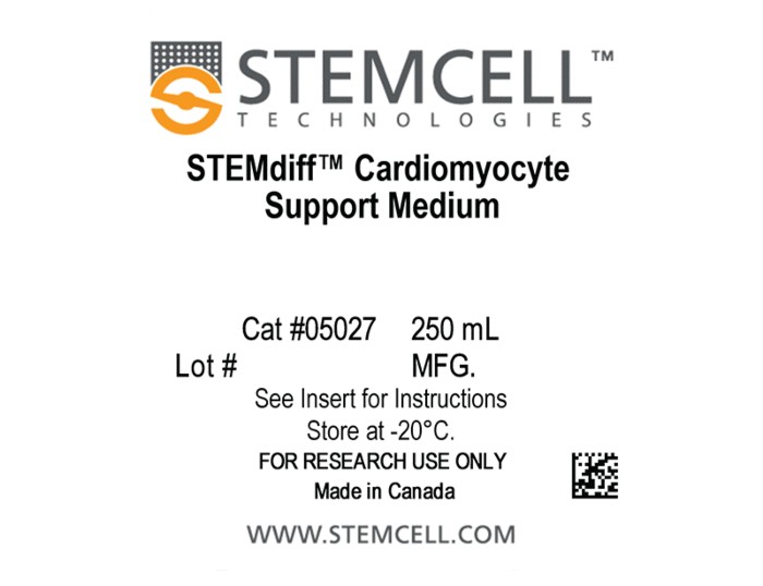 Bộ Môi Trường Nuôi Cấy Tế Bào Cơ Tim STEMdiff™ Cardiomyocyte Plating Kit