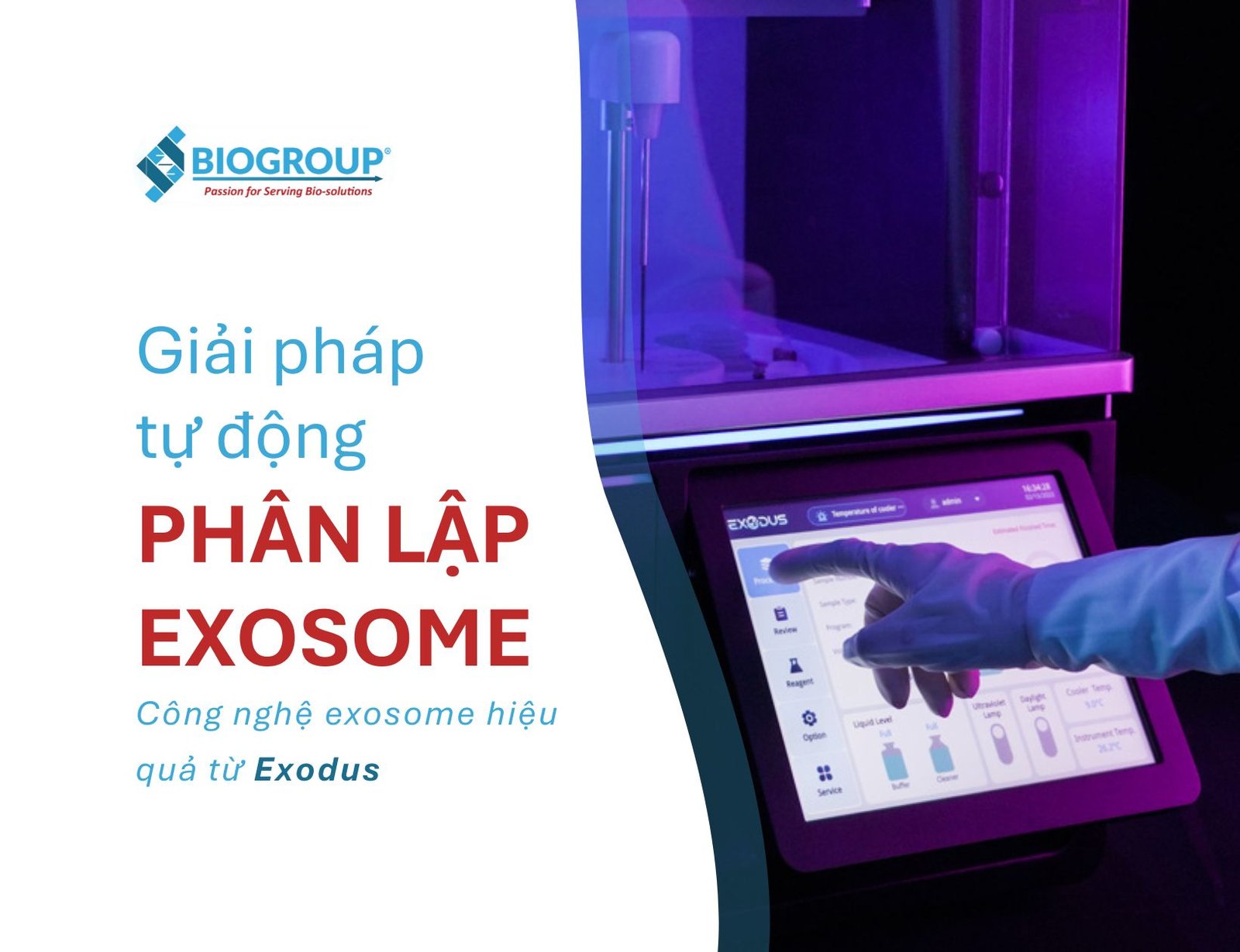EXODUS H-600 & T-2800 |  Solution for exosome isolation