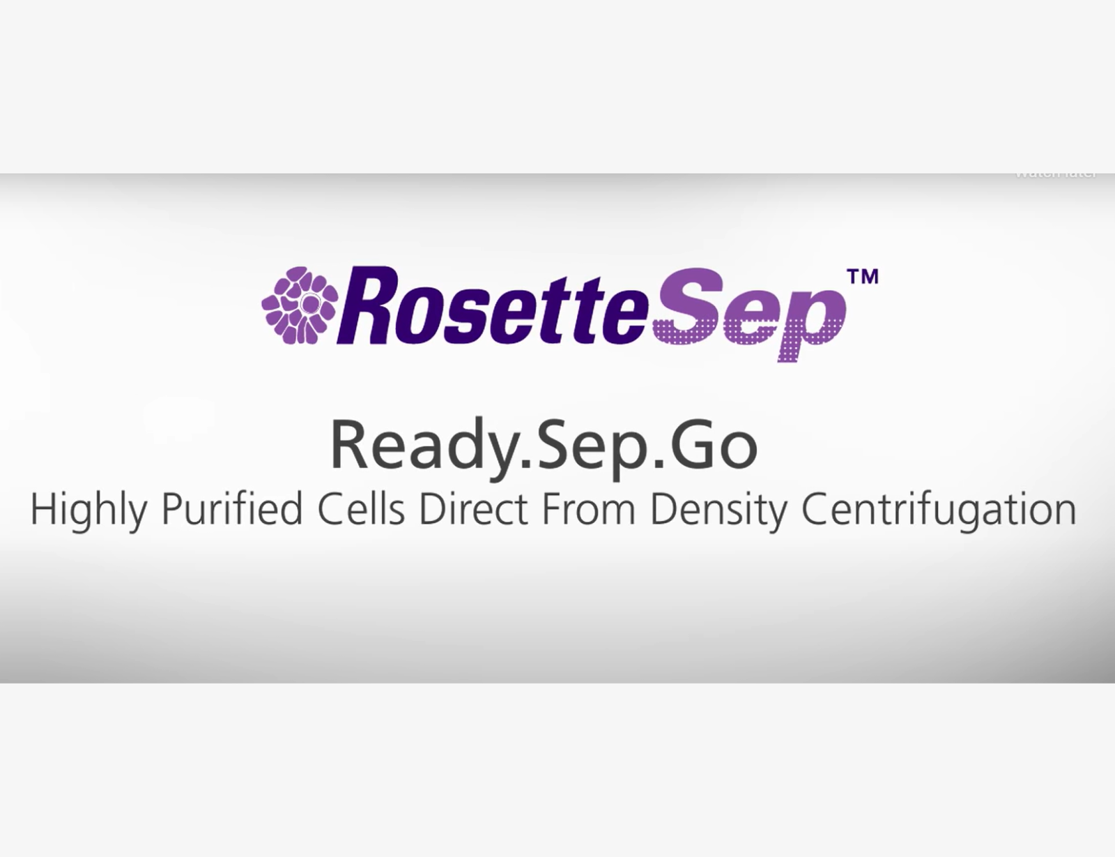 Isolate Cells from Whole Blood without Columns or Magnets: RosetteSep™ Immunodensity Cell Separation