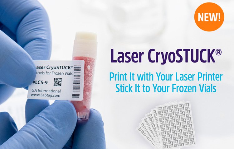 The Solution to Labeling Frozen Vials – CryoSTUCK®