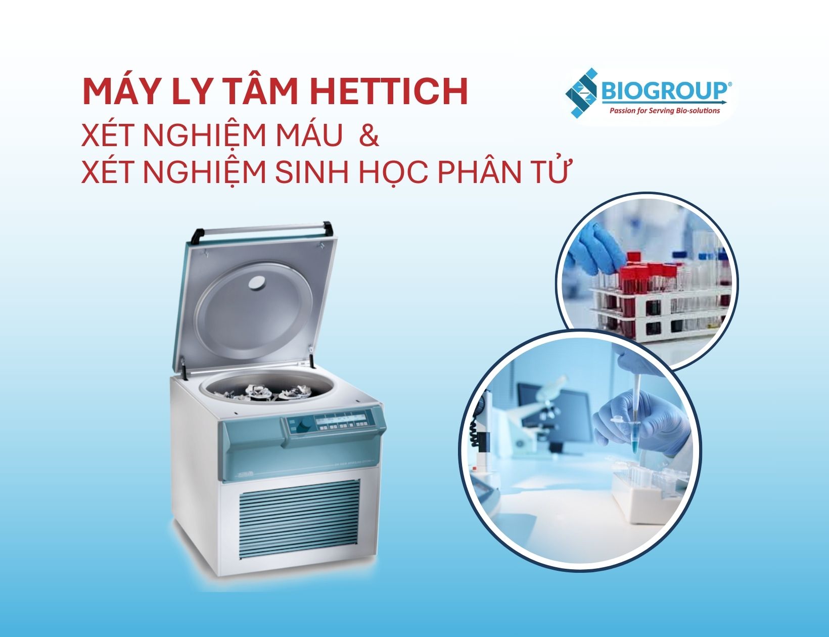 Recommended Centrifuge Models for Blood Testing and Molecular Biology