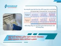 Sự cố nóng lên tạm thời trong bảo quản mẫu đông lạnh