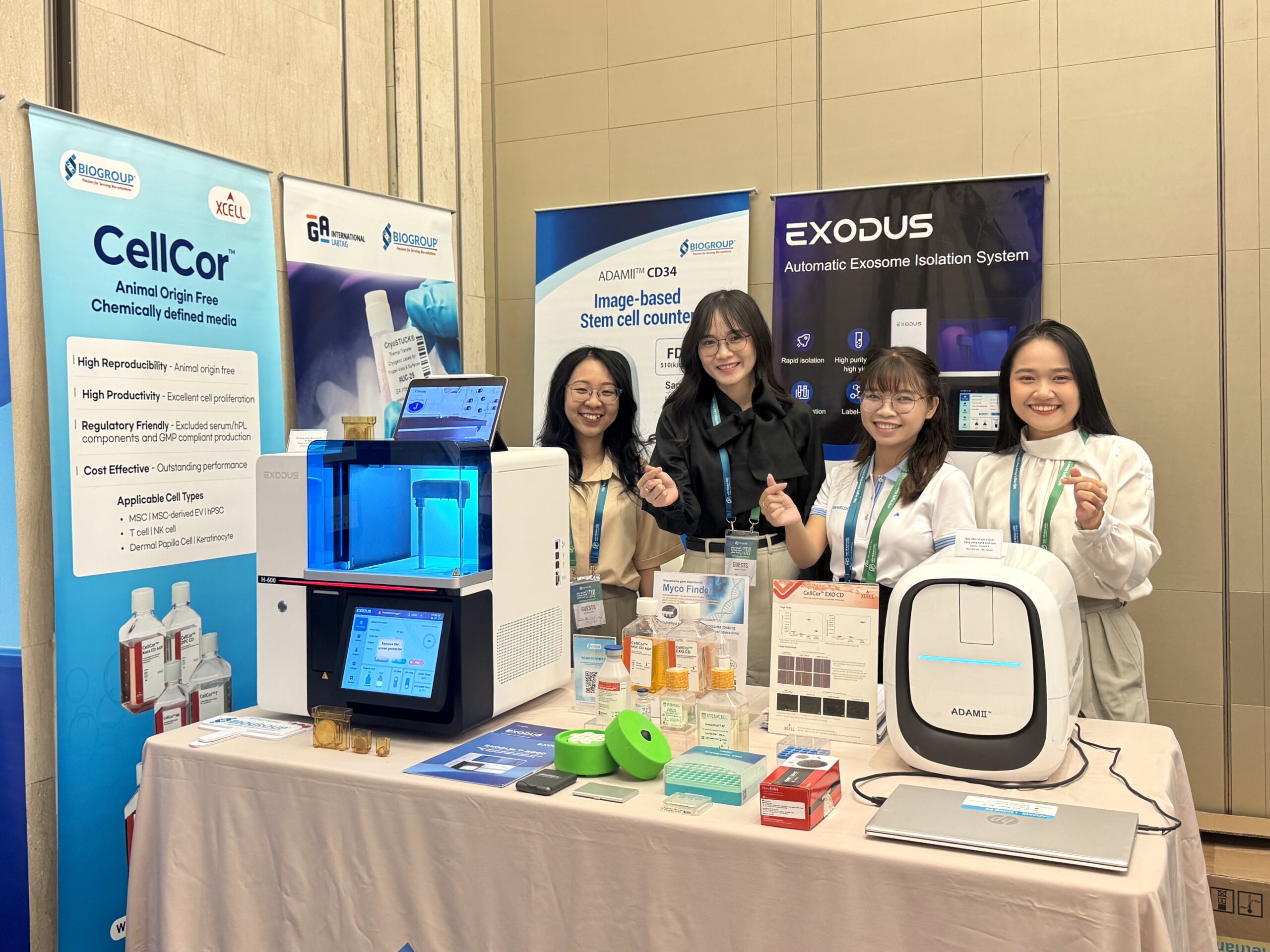 Biogroup đồng hành phát triển liệu pháp exosome tại Việt Nam | Hội nghị Tế bào gốc 14