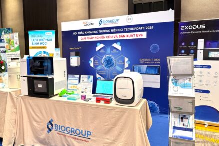 Giới thiệu giải pháp nghiên cứu và sản xuất EVs/Exosome tại SCI TechUpdate 2025