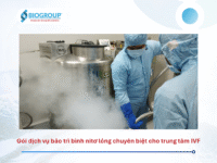 Gói dịch vụ bảo trì bình nitơ lỏng chuyên biệt cho trung tâm IVF