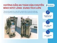 Safety guidelines for transporting large liquid nitrogen (LN₂) containers