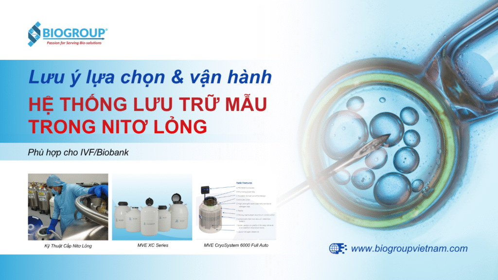 Lựa chọn và vận hành hệ thống lưu trữ mẫu trong nitơ lỏng | IVF/Biobank