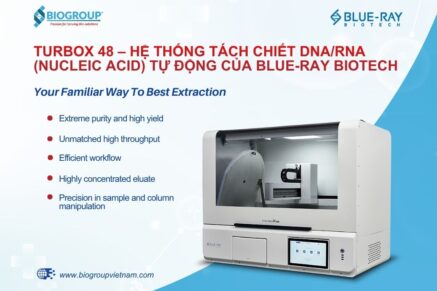 TurboX 48 – Hệ thống tách chiết DNA/RNA (Nucleic Acid) tự động của hãng Blue-Ray Biotech