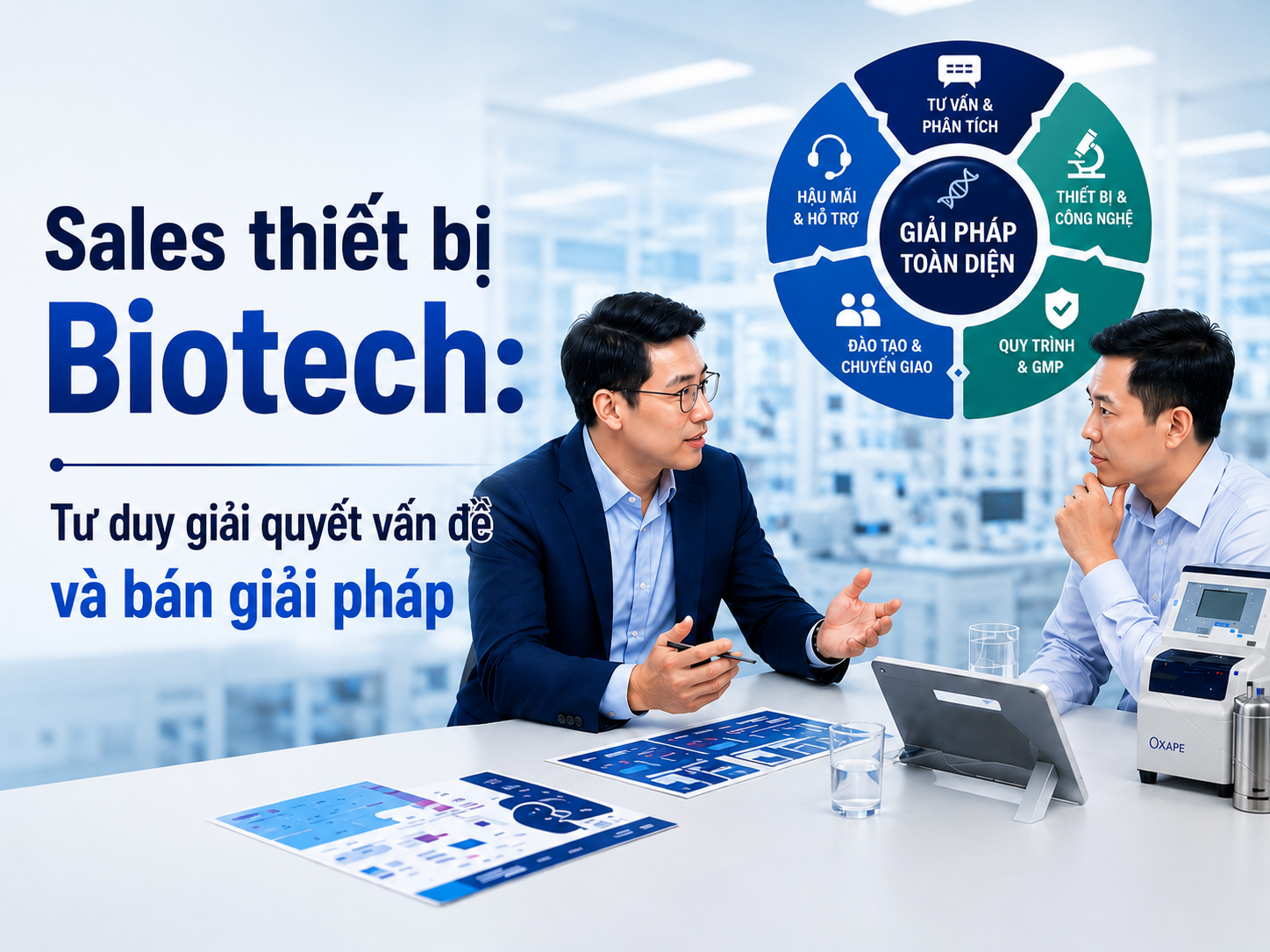 Sales thiết bị biotech: Tư duy giải quyết vấn đề và bán giải pháp