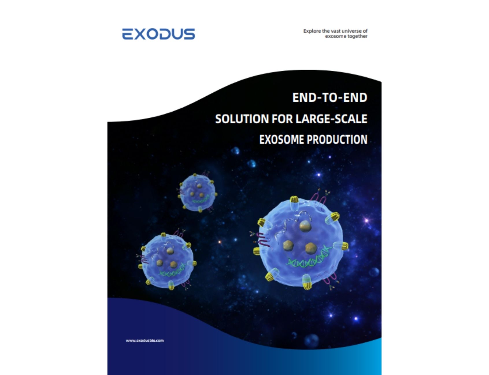 [Brochures] End-to-end solution for large-scale exosome production