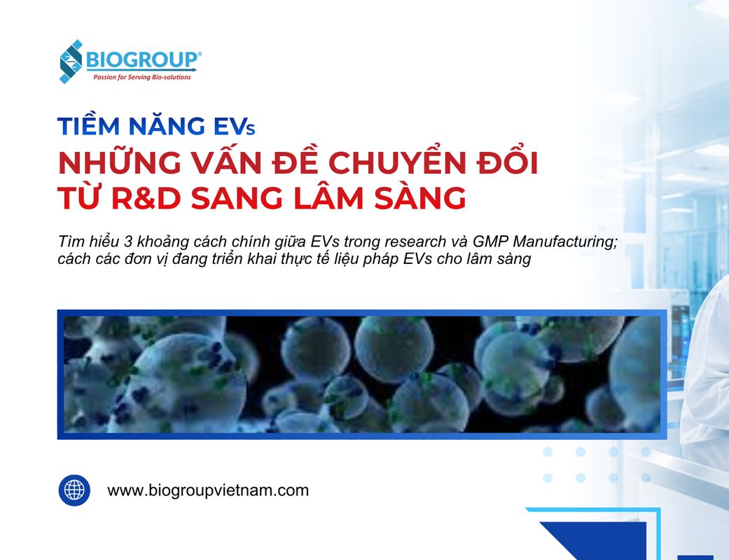 Tiềm năng của EVs và những vấn đề trong chuyển đổi từ R&D sang lâm sàng