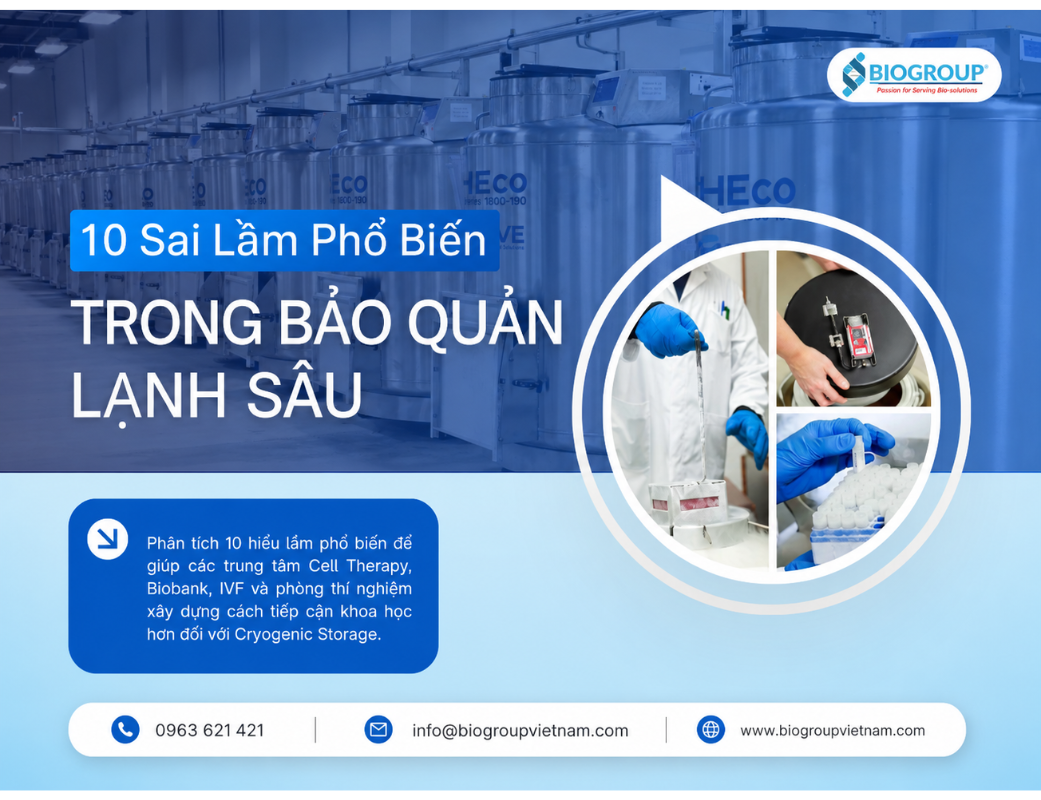 10 hiểu lầm phổ biến về bảo quản lạnh sâu