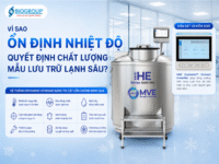 Vì sao nhiệt độ ổn định quyết định chất lượng mẫu lưu trữ lạnh sâu?